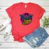 Kadın T-Shirt Retro 90'lar Wonder-Graphic Tee Vintage Kadın Feminist Gömlek Kız Güç Güçlendirilmiş Kadın T-Shirt Y2K Harajuku Tops 230719