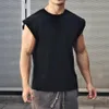 Men's Tank Tops Men Fitness Sports Leisure Training Stretch Breathable Vest Summer Corset Top Male Gym Casual 230720