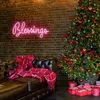 Neon Sign Blessings Amazing Incredible Excellent Work Hanging for Wall Bedroom Room Party 14 9X7 9 Pouces 2569