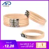 10pcs Set 13cm 15cm Practical Embroidery Hoops Frame Set Bamboo Wooden Embroidery Rings for DIY Cross Stitch Needle Craft Tools256x