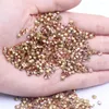 Décorations d'art d'ongle Ss11 2.8-2.9mm 1440pcs Beaucoup de couleurs à choisir Point Retour Strass en verre Perles rondes scintillantes pour la fabrication de bijoux DIY