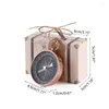 Party Favor 50pcs Compass Candy Box Valentines Day Packaging For Wedding Sweets Packing Ceremony Supplies Drop