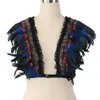 emmes Mode Sexy Plume bralette Haut Boho Lingerie Mad max Festival Rave Burning Man Soutien-Gorge Top cage harnais de danse 232n