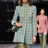 Чанская женская дизайнерская одежда Женская куртка плюс размеры высококлассного роскошного дизайнера моды CCCC Куртка Tweed Leisure Cardigan с длинным стилем подарок в день матери