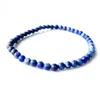 MG0153 NEW DESING NATURAL MATTE LAPIS LAZULI BRACELET 4 mm Stone Beads Bracelet Mini Gemstone Energy Jewelry223x