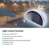 Lampa ścienna 8pcs LED Solar Fence Light / 6LED Outdoor Courtyard Ratunki energooszczędne ogrodowe wodoodporne atmosfera Decoratio