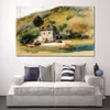 Kleurrijk abstract schilderij op canvas in de buurt van Aix en Provence 1867 Paul Cezanne Art Uniek handgemaakt kunstwerk Home Decor