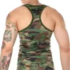 Herren Tank Tops CLEVER-MENMODE Männer Tank Tops Unterhemd Gym Bodybuilding T-shirt Fitness Muskel Ärmelloses Singlet Camouflage Top Weste 230719