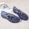 Sandals Savanah Summer Women Fashion Hollow Out Flat Bottom Anti Slip Female Plastic Jelly Beach Slippers Ladies Casual Shoes