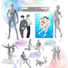 Tipo de anime He She Ferrite Movable Drawing Figures Model Toys Body Chan PVC Action Figure Doll Collectible Y200106310R