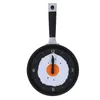 Horloge Murale Horloge Poêle à Frire Avec Oeuf Au Plat - Nouveauté Suspendue Cuisine Café Rouge