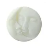 Stampi da forno Moon Face Cake Stampi in silicone Decorazione desktop manuale Gesso Resina epossidica Aromath Stampo per decorazioni domestiche Goccia