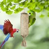 Andere vogelbenodigdheden Grote papegaaienspeelgoed Tanden reinigen en entertainen Kauwen Palmblad Training Pluche kooiaccessoires Voor parkieten Conures