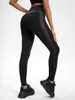 Leggings da donna JSC Women Gym Mesh Sexy Pantaloni a vita alta Activewear Push Up Tummy Control Collant a compressione Leggins