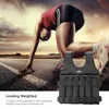 20kg 50kg Loading Weighted Vest For Boxing Training Workout Fitness Equipment Adjustable Waistcoat Jacket Sand Clothing254z