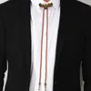 Bağlar L93F Bolo Western Tie Vintage Yerliler Amerikan Kolye Kovboy Derileri Kabı HKD230720