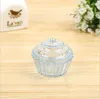 Storage Bottles 30 Pcs Transparent Plastic Cake Shape Candy Biscuit Box Birthday Party Gift Wrapping Container Small Jewelry Bank