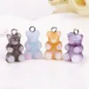 32sts harts Gummy Candy Necklace Charms mycket söt nyckelringhänge