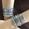 Neue Retro Manschette Armbänder Tibet Silber Metall Carving Fisch Elefanten Blume Armreifen Vintage Gypsy Schmuck Weibliche Geschenke L230704