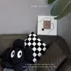 Plush Pillows Cushions 60cm Cartoon Kawaii Big Eyes Flower Cushion Pillow Black Flower Soft Chair Cushion Sofa Bedside Pillow Living Room Home Decor 230719