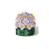 Blöcke City Kreative Topfpflanzen Sukkulenten Sonnenblume Innendekoration Ornamente Bausteine Spielzeug Mädchen Weihnachtsgeschenke R230720