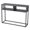 Living Room Furniture American porch table metal wrought iron long bedroom office el display table narrow side299D