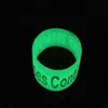 Custom Wristband Glow In The Dark Debossed Color Filled Fluorescent Silicone Bracelet Promotion Gifts2157
