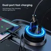 Outros Carregadores de Baterias 100W USB Car Charger Fast for Honor Huawei OPPO QC3.0 SCP AFC Mini PD Type C Car Charger Adapter for iPhone Samsung x0720