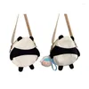 Akşam çantaları hayvan omuz çantası büyük kapasiteli kadınlar için crossbody kız gündelik naylon japon tarzı karikatür panda