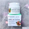 مزيل المكياج Fary Natural Green Clean Clean Cleansing Balm Cosmetic 100ml Drop Drop Droper