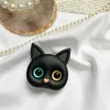 Ins 3D Cute Cat Phone Stand Stereosized Foldable Makeup Mirror Phone Grip for IPhone Samsung Mobile Phone Accessories L230619