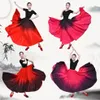 Sahne Wear İspanya Boğa Çirkin Flamenko Elbise Kadın Çingene Dans Kostüm Folk 360 540 720 Derece Balo Salonu Göbek Vestidos Flame311g