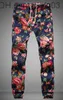 Herenbroeken Groothandel-nieuwe zomerstijl herenbroek speciale aanbieding harembroek bloemenprint katoen linnen strip elastische taille heren joggingbroek joggingbroek Z230720