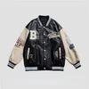 Vestes pour hommes American 90s Retro Leather Bomber Jacket Men Automne Casual Trend Motorcycle Jacket Korean Baseball Uniform Leather Jacket 230719