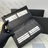 Uptown Large Flap Wallet Designer Zipper Clutch Bag Card Holder With Original Box