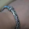 Nostalji Teen Vikings Bileklik Bileklik Kurt Kafa Kuff Bileklik Menwomen Talisman Takı Aksesuarları Dropshipping L230704