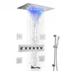 Термостатический маточный дождь смеситель для душа смесителя набор для ванной комнаты Ceil монтировано 14 х 20 дюймового светодиодного водопада осадки для душа Head245o