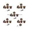 Coffee Filters New Refillable Reusable Capse For Nespresso Hine Cup Spoon Brush Set Drop Delivery Home Garden Kitchen Dining Bar Coff Dhvci