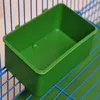 Bird Handle Water Box Cup Little Pet Multi-Function Parrot Bath Tub Food Tray Supplies284y