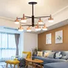 Pendant Lamps Vintage Led Iron Light Ceiling Industrial Lighting Lamp Christmas Decorations For Home Chandelier