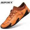 Kleid Schuhe Männer Turnschuhe Mode Männer Casual Schuhe Leder Handgemachte Atmungsaktive Fahr Schuhe Luxus männer Loafer Mokassins Zapatos Hombre L230720