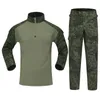 Racing Sets Outdoor Tactical Sports G2 Blended Cotton Polyester Durable Russian Camo Frog Suit Set