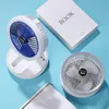 Taşınabilir Fan USB Şarjı Katlanabilir Masa Fanı LED Işık 4 Dişli Duvara Montajlı Asılı Tavan Fanı Kamp için Ev Odası Ofis