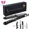 Drop Professional Steam Hair Straightener Ceramic Vapor Hair Flat Iron Seam Hair Straightening Iron CX200721224w