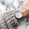 Shengke Luxus Frauen Uhr Berühmte Goldene Zifferblatt Mode-Design Armband Uhren Damen Frauen Armbanduhren Relogio Femininos SK New268W