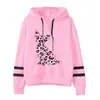 Moletons femininos com estampa de leopardo rosa Chihuahua cães amantes de presente moletom Ulzzang na moda streetwear moda inverno roupas femininas