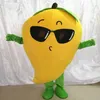 Halloween söt mango maskot kostym hög kvalitet anpassa tecknad frukt anime temakaraktär vuxen storlek karneval jul fancy215i