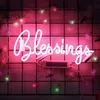 Neon Sign Blessings Amazing Incredible Excellent Work Hanging for Wall Bedroom Room Party 14 9X7 9 Pouces 2569