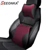 Sitt kuddar Bil Lumbal Pillows Car Cushion Auto fordons ryggstödkudde Lumbal Support Neck Kudde kit Memory Foam Bomull för Hyundai X0720