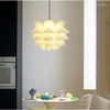 Lampade a sospensione Lampadario moderno a fiori Camera da letto in stile europeo fai-da-te Soggiorno Sala da pranzo Balcone Lampada da personalità nordica